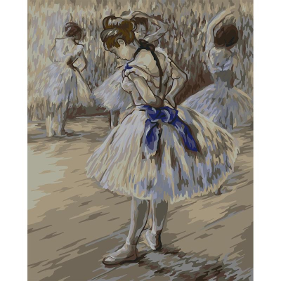 Картина по номерам холст/акрил 40х50см Фрея 'Эдгар Дега Танцовщица'