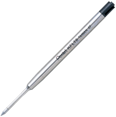 Стержень шариковый Pentel 0.8/ 98мм для B460/610/810/811 типа Parker металлический черный