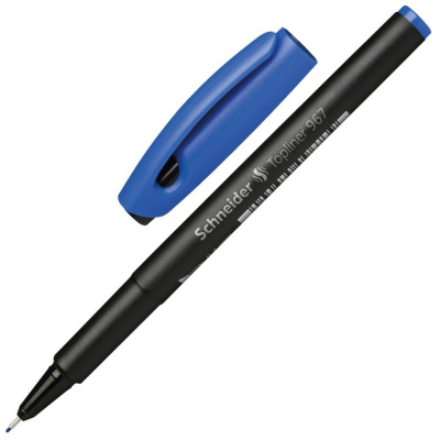Ручка капиллярная Schneider 0.4мм Topliner 967 синяя