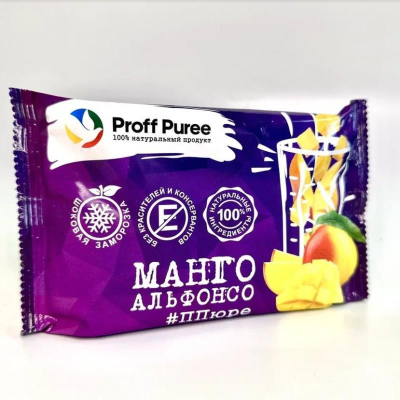 Пюре замороженное Proff Puree ''Манго Альфонсо'  250г