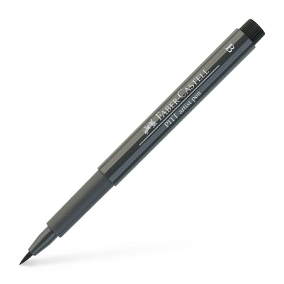 Ручка-кисточка капиллярная художественная Faber-Castell Pitt теплая серая V (274)