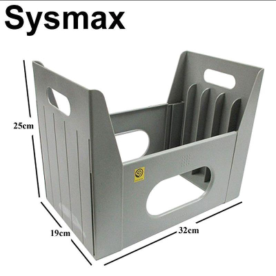 Подставка для папок A4  Sysmax 32х25х19см 'Handy Box' пластиковая серая
