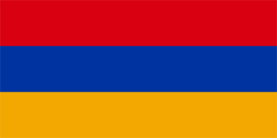 Флажок государства Армения 20х10см