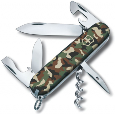 Нож  91мм Swiss Army Knives 12 функций Spartan камуфляж