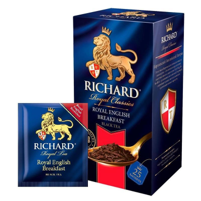 Чай Richard черный 'Royal English Breakfast' цейлонский  25пак х 2г