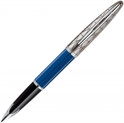 Ручка перьевая Waterman Carene Blue Obsession CT перо 18K Fine