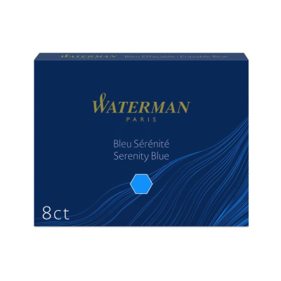 Картриджи чернильные Waterman Short  6шт синие