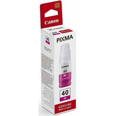 Картридж струйный Canon GI-40M Pixma G5040/G6040/G7040/GM2040 пурпурный ресурс 7000стр