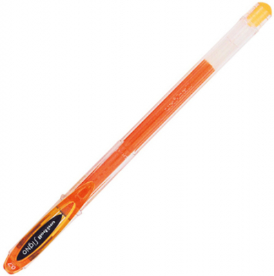 Ручка гелевая Uni-Ball 0.7мм Signo оранжевая