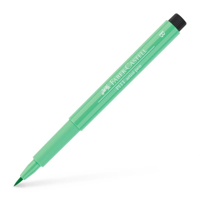 Ручка-кисточка капиллярная художественная Faber-Castell Pitt светло-бирюзовая зелень (162)