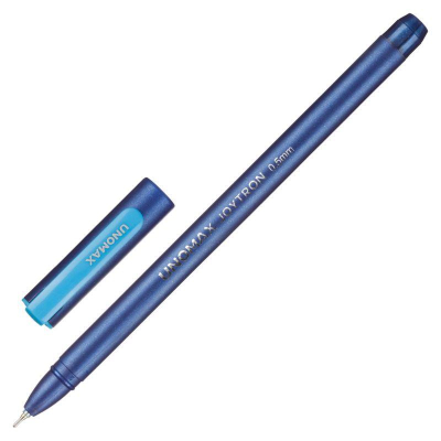 Ручка шариковая Unomax 0.5мм 'Joytron' игольчатый стержень синяя