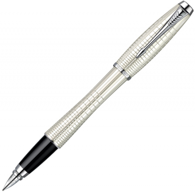 Ручка перьевая Parker Urban Premium Pearl Metal Chiselled CT F204 Fine