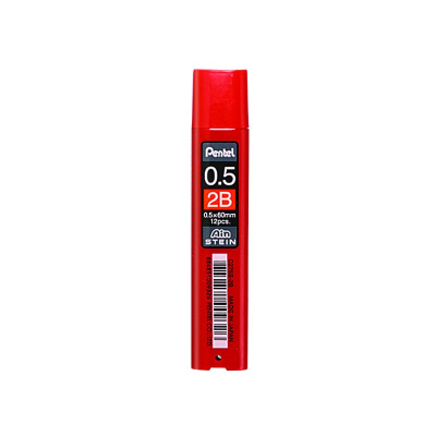 Грифель 0.5мм 2B Pentel Ain Stein 12шт