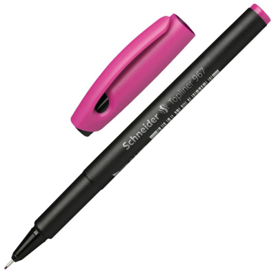 Ручка капиллярная Schneider 0.4мм Topliner 967 розовая