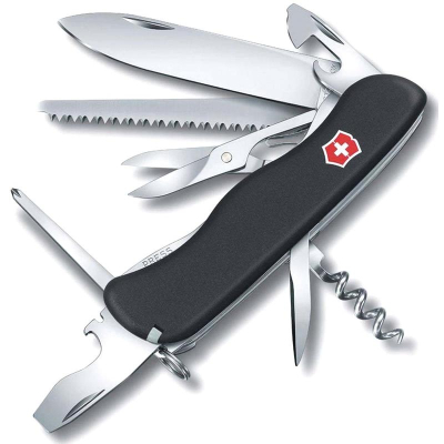 Нож 111мм Pocket Multi-Tool 14 функций Outrider блокировка лезвия черный