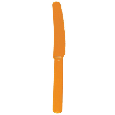 Нож одноразовый 150мм 12шт Sempertex Deluxe оранжевый