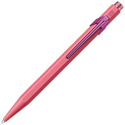 Ручка шариковая Caran d’Ache Office Claim your style розовый корпус синие чернила