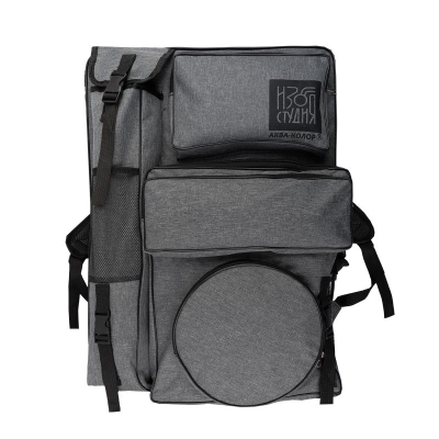 Сумка-рюкзак для художественных принадлежностей Аква-колор Изостудия 67x48x5см синтетика