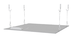 Крепление для панели светодиодной ЭРА  SPL потолочное высота до 1м