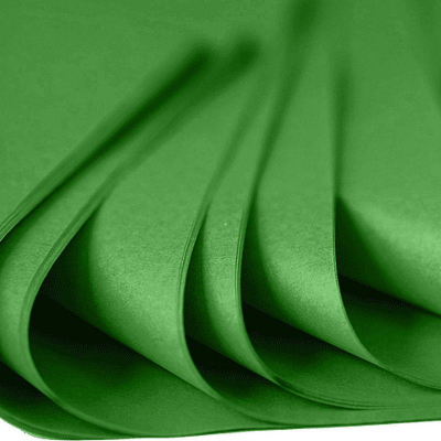 Бумага упаковочная тишью deVENTE 50х70см 17г/м² зеленая травяная 10шт