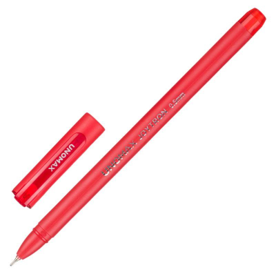 Ручка шариковая Unomax 0.5мм 'Joytron' игольчатый стержень красная