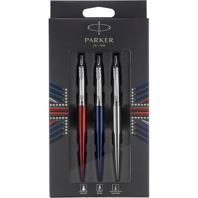 Набор ручка шариковая +ручка гелевая +автоматический карандаш Parker Jotter 'London Trio'