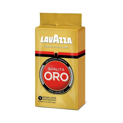Кофе молотый Lavazza 'Oro' обжарка средняя помол средний  250г в вакуумном пакете