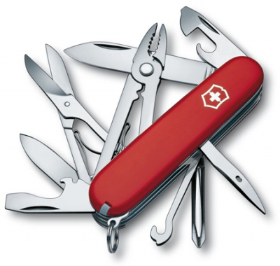 Нож  91мм Swiss Army Knives 17 функций Tinker Deluxe красный