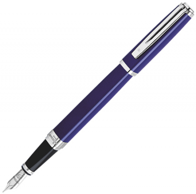Ручка перьевая Waterman Exception Slim Blue ST перо 18K Fine