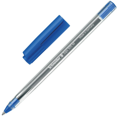 Ручка шариковая Schneider 1.0мм Tops 505 M одноразовая синяя