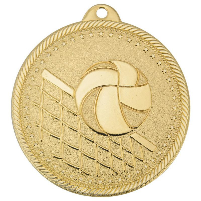 Медаль спортивная волейбол '1 место' d-5см металл золото