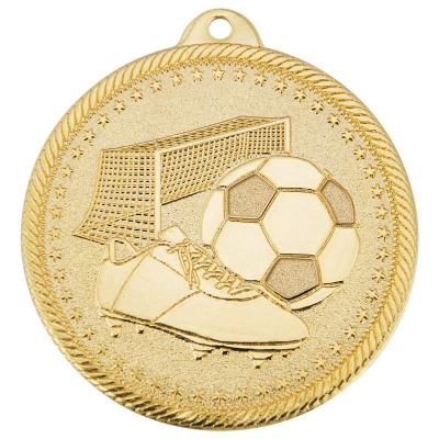 Медаль спортивная футбол '1 место' d-5см металл золото
