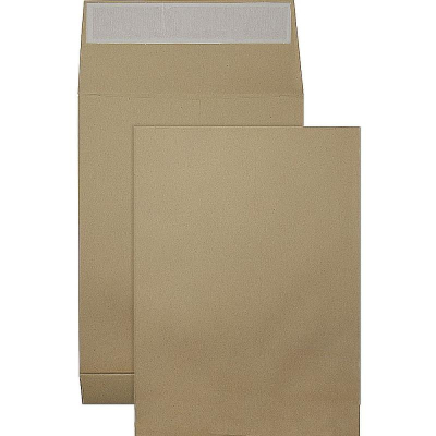 Пакет 250x353x40мм B4 крафт стрип   25шт Buro 130г