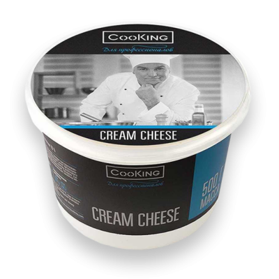 Сыр творожный CooKing Cream Cheese 70% 0.5кг