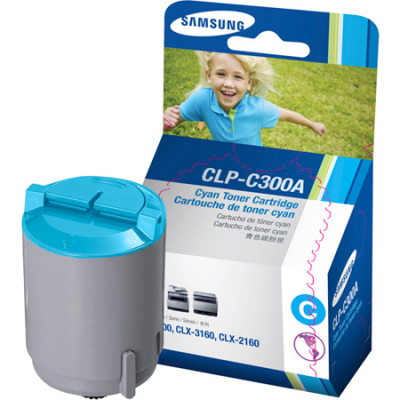 Картридж лазерный Samsung CLP-300 CLX-2160/3160 голубой ресурс 1 000стр 