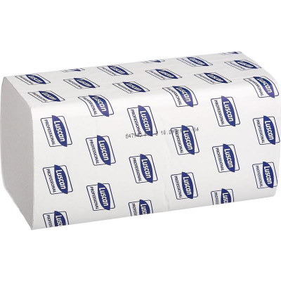 Полотенце бумажное для держателя V-сложение Luscan Professional  2 слоя 200л х20упак белое