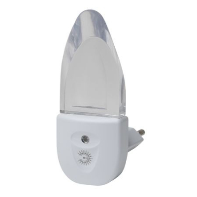 Светильник-ночник настенный детский LED  0.5W ЭРА Кристалл белый