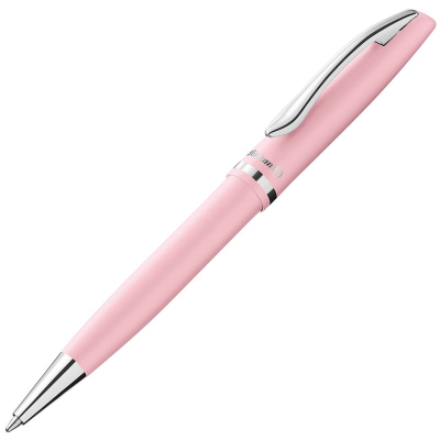 Ручка шариковая автоматическая Pelikan 0.8мм Jazz Pastel розовый корпус синяя
