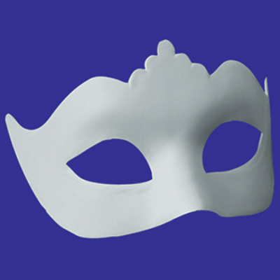 Заготовка для росписи пластиковая Tinta Viva Hobby Венецианская маска Коломбина влюбленная