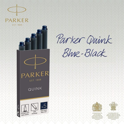 Картриджи чернильные Parker Quink Z11  5шт сине-черные