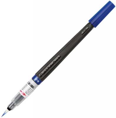 Ручка-кисть Pentel Arts Colour Brush с чернилами на водной основе синяя