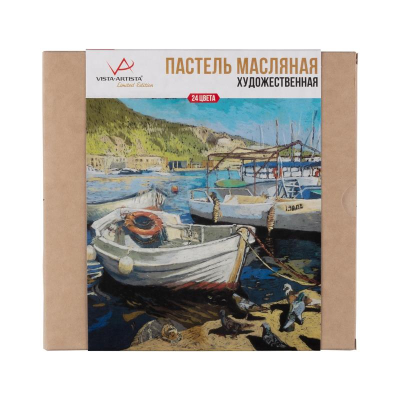 Пастель масляная Vista-Artista Limited edition  24цв d-7мм 110мм в картонной коробке