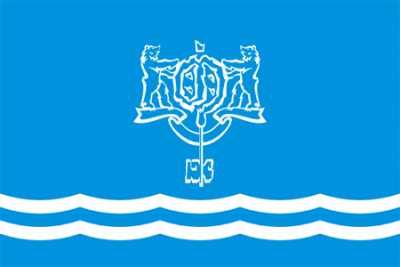 Флаг города Южно-Сахалинск 210х140см