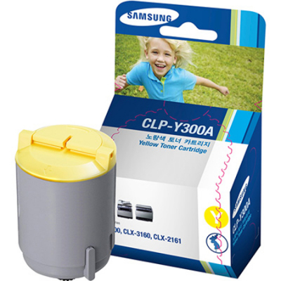 Картридж лазерный Samsung CLP-300 CLX-2160/3160 желтый ресурс 1 000стр 