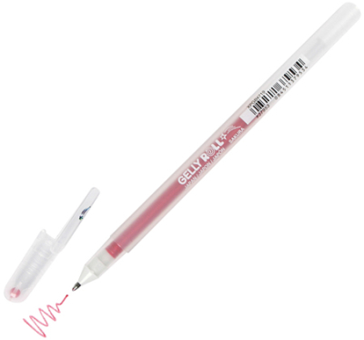 Ручка гелевая Sakura 1.0мм Gelly Roll Stardust красная