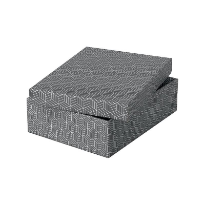 Короб архивный картонный Esselte 'Storage&Gift box' 26х10х36см сборный 3шт серый