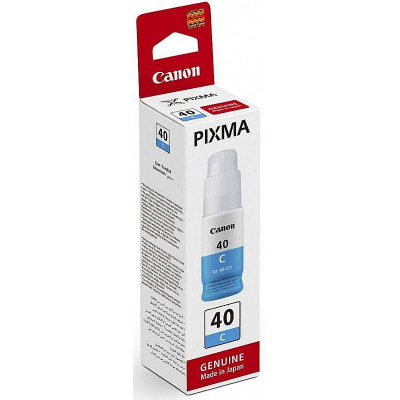 Картридж струйный Canon GI-40C Pixma G5040/G6040/G7040/GM2040 голубой ресурс 7000стр