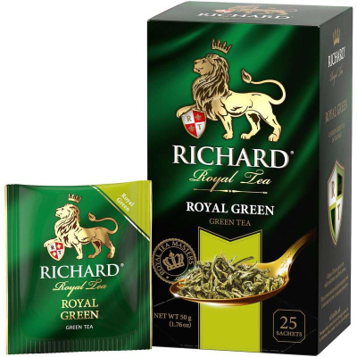 Чай Richard зеленый 'Royal Green' китайский  25пак х 2г