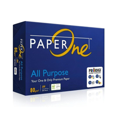 Бумага для офисной техники A4 класс-A 'PaperOne™ All Purpose' 80г/500л белизна-167% непрозрачность-95% толщина-110мкм