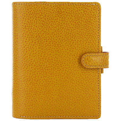 Бизнес-органайзер Filofax Pocket Finsbury кожа с отделом для купюр желтый
